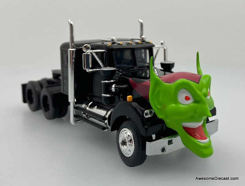 DCP by FG 1:64 White Western Star w/Green Goblin Head & 40' Vintage Trailer: Maximum Overdrive "Happy Toyz"