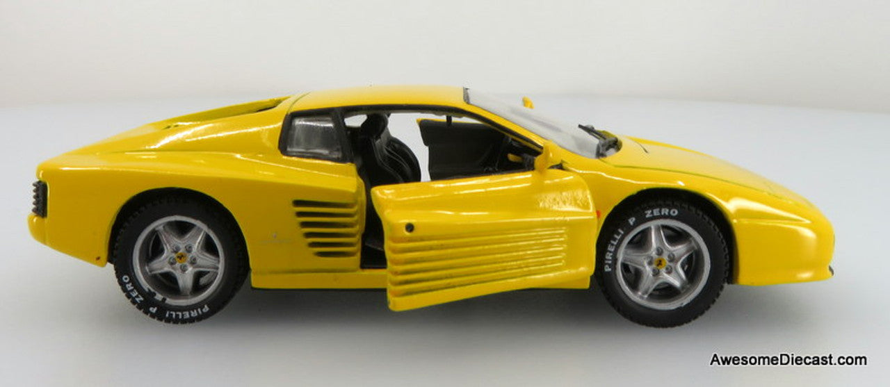 Detail Cars 1:43 1991 Ferrari 512 TR, Yellow – Awesome Diecast LLC
