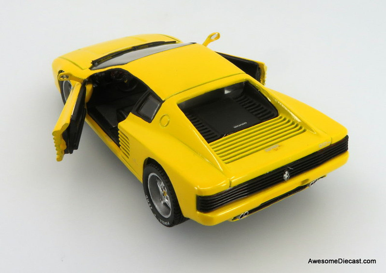 Detail Cars 1:43 1991 Ferrari 512 TR, Yellow – Awesome Diecast LLC