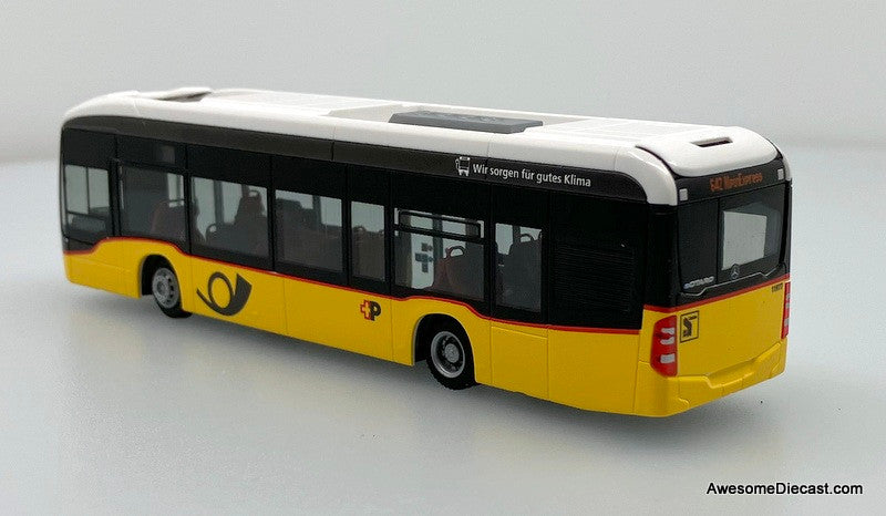 Mercedes Benz eCitaro: Post Bus 1:87 ABS Plastic Model Bus by Rietze