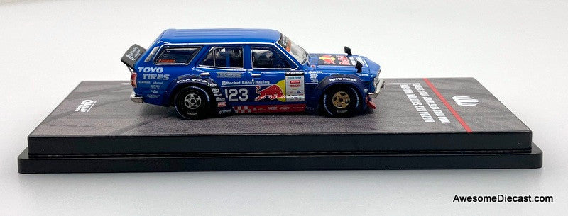 1976 Mazda RX3 Station Wagon D1GP Series 2024 Mad Mike 1:64 Diecast Model Car by Inno64