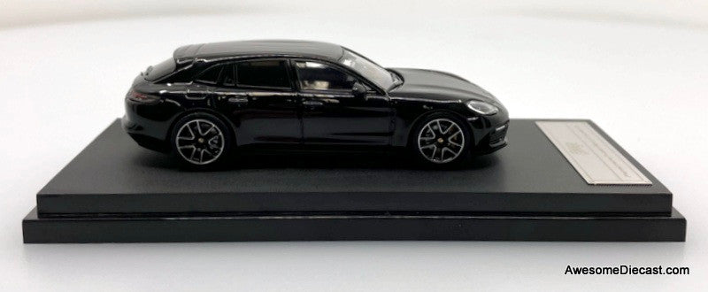 Porsche Panamera Turbo Sport Turismo Black 1:64 Diecast Model Car by Furuya