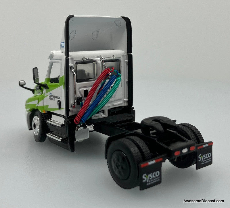 DCP by FG 1:64 Freightliner eCascadia Electric Tractor w/Refrigerated Trailer: Sysco Zero Emission Vehicle