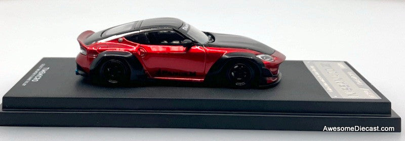 Nissan 400Z Pandem Rocket Bunny, Metallic Red 1:64 Diecast Model