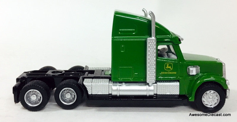 SIKU 1:87 Freightliner Coronado w/Lowboy Trailer & John Deere Tractors