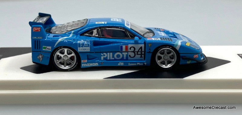 Ferrari F40 #34, Blue 1:64 Diecast Model Car by Supcar – Awesome