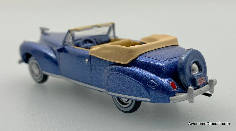 Oxford Diecast 1:87 1941 Lincoln Continental Convertible, Darian Blue