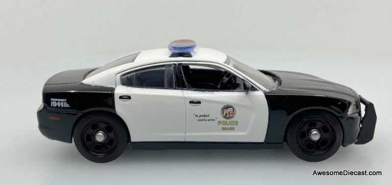 MotorMax 1:43 2011 Dodge Charger Pursuit Vehicle: Los Angeles Police Department