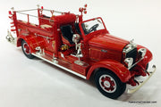 1935 Mack Type 75BX Fire Truck: Hanover Fire Department 1:24 Diecast Model Fire Engine by Signature models