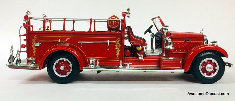 1935 Mack Type 75BX Fire Truck: Hanover Fire Department 1:24 Diecast Model Fire Engine by Signature models