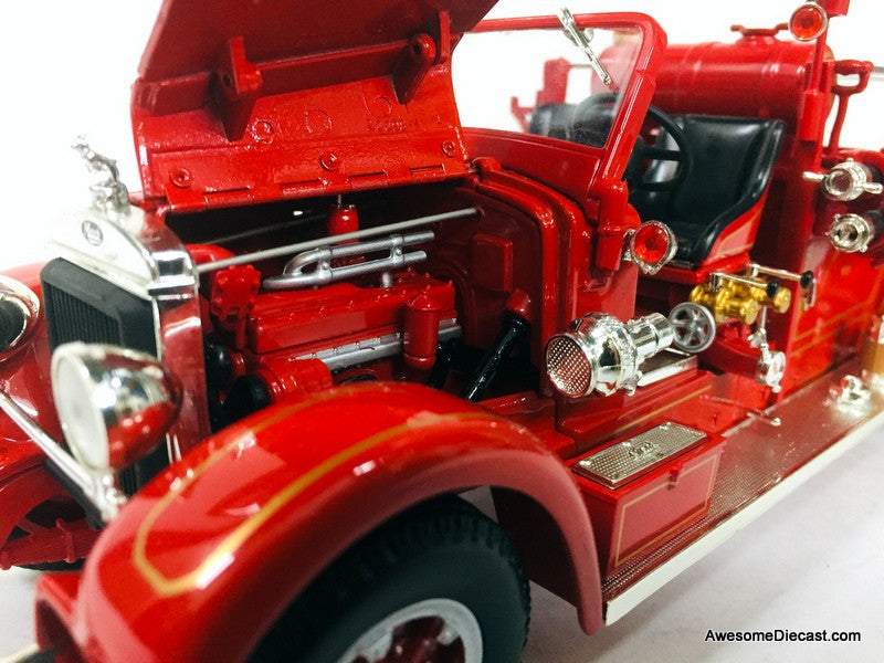 1935 Mack Type 75BX Fire Truck: Hanover Fire Department 1:24 Diecast Model Fire Engine by Signature models