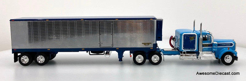 Kenworth W900A 60" Sleeper Tractor w/40' Refrigerated Trailer: Western Distributing "Crippled Cowboy" 1:64 Diecast Model Truck DCP by FG