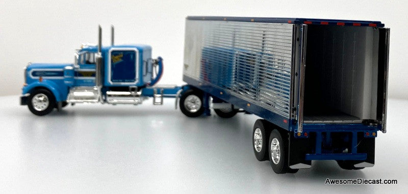 Kenworth W900A 60" Sleeper Tractor w/40' Refrigerated Trailer: Western Distributing "Crippled Cowboy" 1:64 Diecast Model Truck DCP by FG