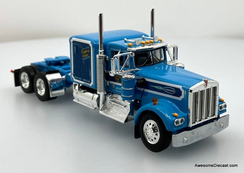 Kenworth W900A 60" Sleeper Tractor w/40' Refrigerated Trailer: Western Distributing "Crippled Cowboy" 1:64 Diecast Model Truck DCP by FG