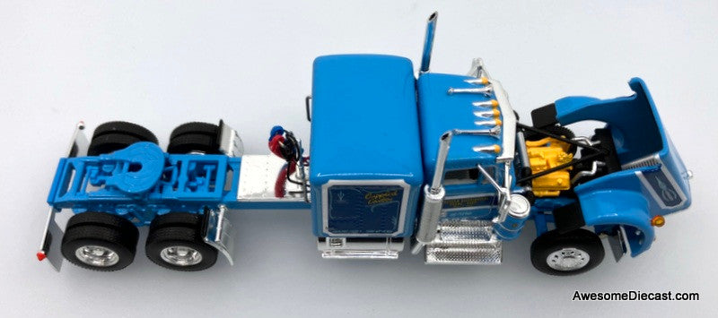Kenworth W900A 60" Sleeper Tractor w/40' Refrigerated Trailer: Western Distributing "Crippled Cowboy" 1:64 Diecast Model Truck DCP by FG