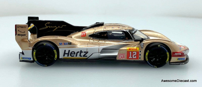 Porsche 963 #12, Gold 1:43 Diecast Model Car by Burago