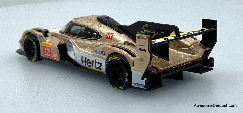 Porsche 963 #12, Gold 1:43 Diecast Model Car by Burago