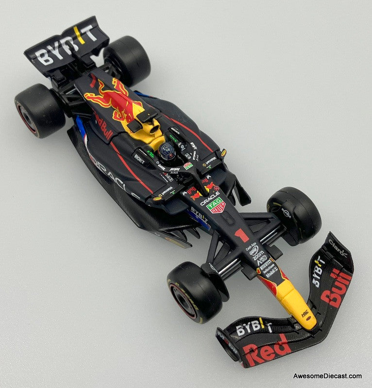 Oracle Red Bull Racing RB19 Formula One Race Car #1 Max Verstappen 1:43 Diecast Model Car by Burago