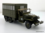 GMC CCKW 353 6x6 2-1/2 Ton Truck w/Communications Shelter 1:43 Diecast Model Vehicle by Motor City Classics