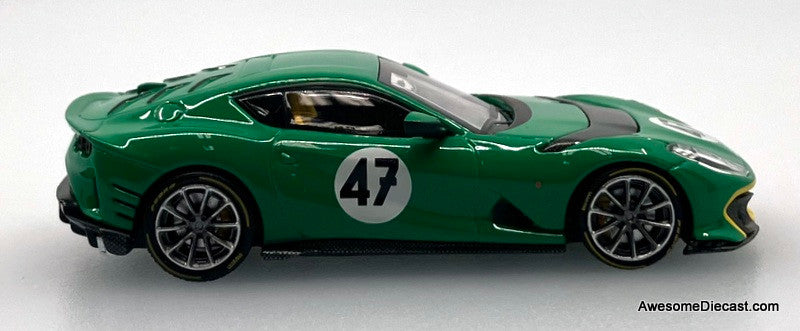 Ferrari FE812C Competizione #47, BP Green 1:64 Diecast Model Car by TOC