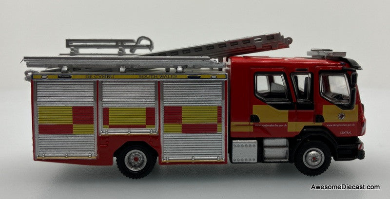 Oxford Diecast 1:76 2000 Volvo FL Emergency One Ladder Pump: South Wales Fire & Rescue