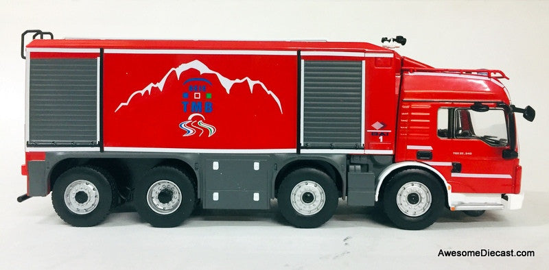 Hatchette 1:43 MAN TGS  Proteus Tunnel Fire / Foam Truck