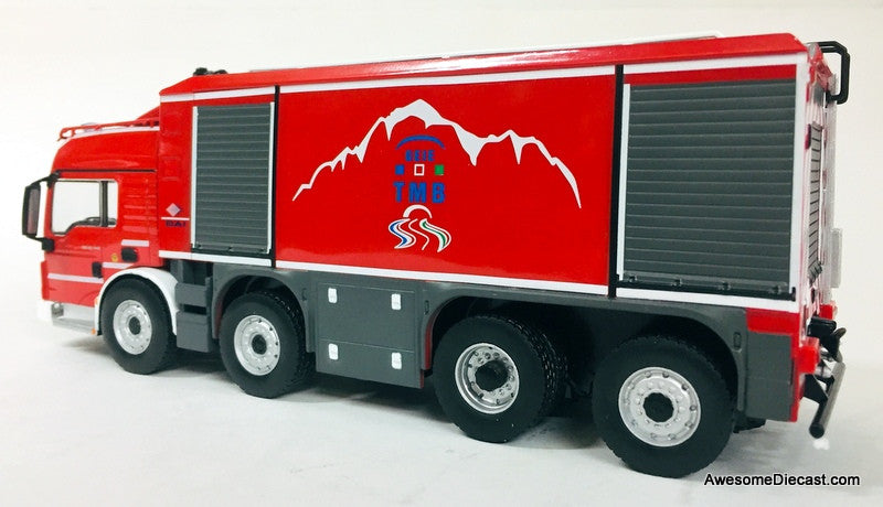 Hatchette 1:43 MAN TGS  Proteus Tunnel Fire / Foam Truck