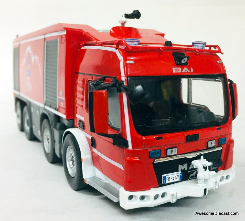 Hatchette 1:43 MAN TGS  Proteus Tunnel Fire / Foam Truck