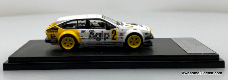 Alfa Romeo GTV6 Wide Body Modified, White #2 1:64 Resin Cast Model Car by Rhino Model