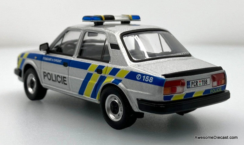 1984 Skoda 120L Czech Police Car 1:43 Diecast Model Car by Abrex