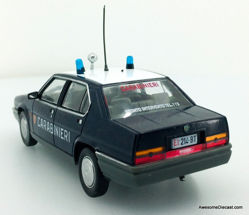 Hatchette 1:43 1986 Alfa Romeo 90 Super: Milan Police Department, Italy