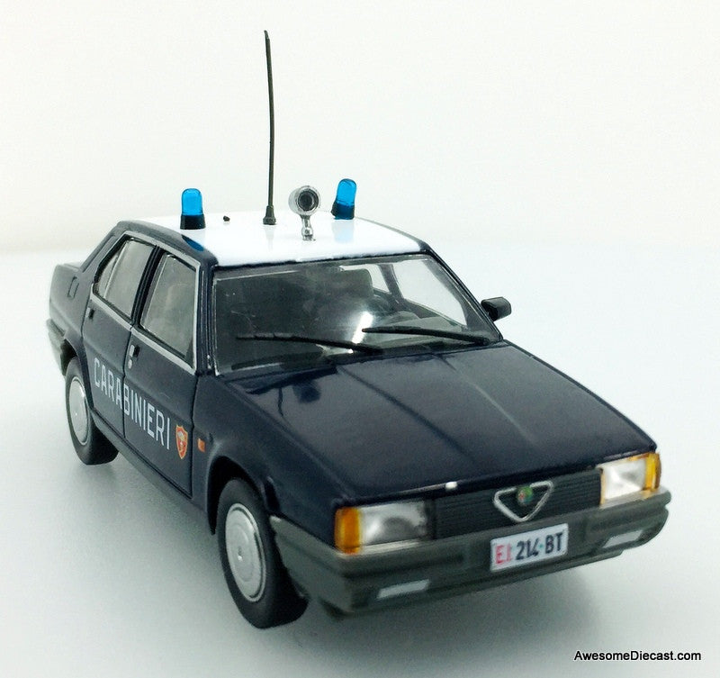 Hatchette 1:43 1986 Alfa Romeo 90 Super: Milan Police Department, Italy