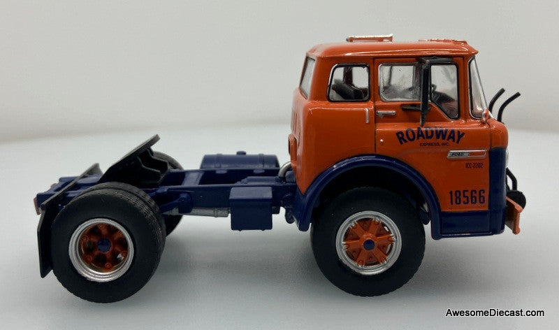 Altaya 1:43 1980 Ford C Series 800 Day Cab COE w/Trailer: Roadway
