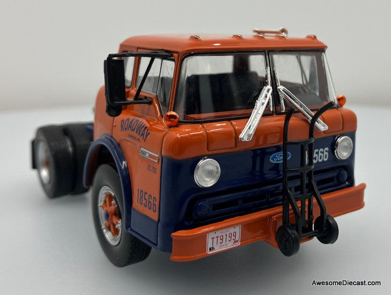 Altaya 1:43 1980 Ford C Series 800 Day Cab COE w/Trailer: Roadway