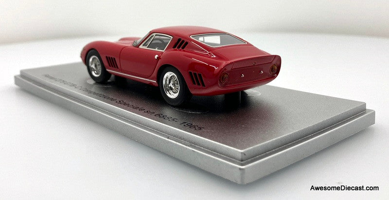 1965 Ferrari 275 GTB-C Competizione Speciale SN 6885, Red 1:43 Resin Cast Model by Kess