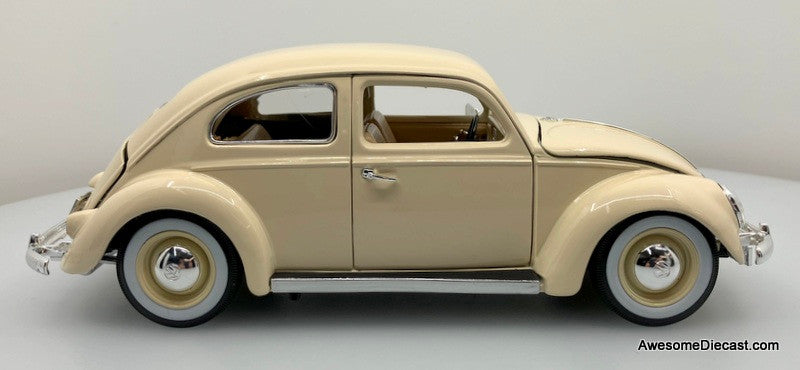 Maisto 1:18 1955 Volkswagen Beetle, Ivory