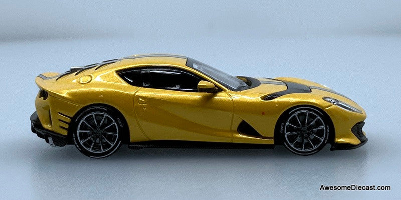 Ferrari FE812C Competizione, Giallo Triplo Strato 1:64 Diecast Model Car by TOC