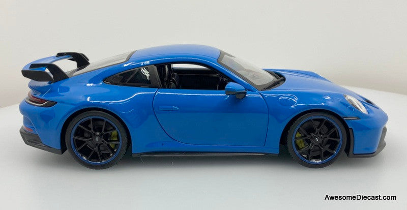 Porsche 911 GT3, Blue 1:18 Diecast Model Car by Maisto