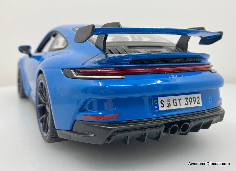 Porsche 911 GT3, Blue 1:18 Diecast Model Car by Maisto