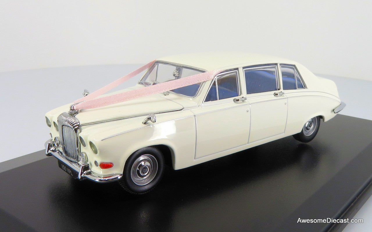 1968 Daimler DS420 Wedding Car - White 1:43 Diecast Model by Oxford