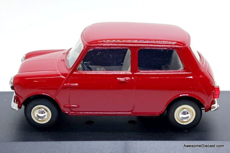1959 Austin Morris Mini Cooper, Burgundy 1:43 Diecast Model Car by Vitesse