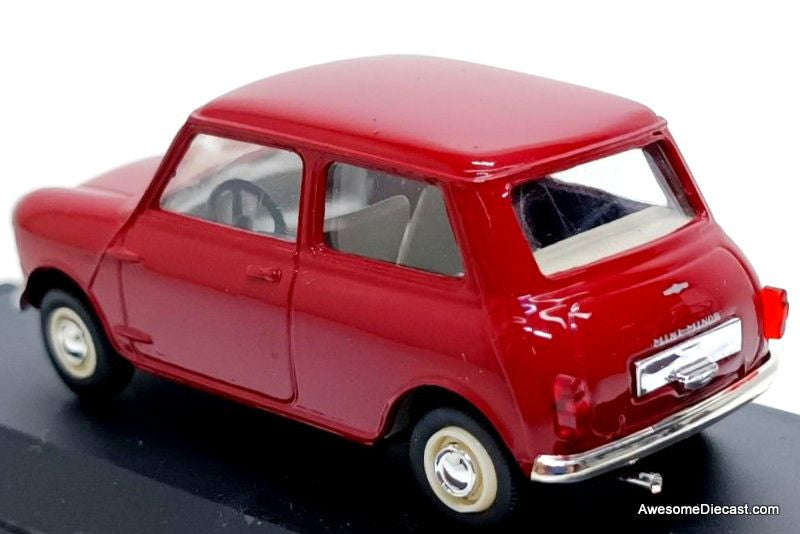 1959 Austin Morris Mini Cooper, Burgundy 1:43 Diecast Model Car by Vitesse