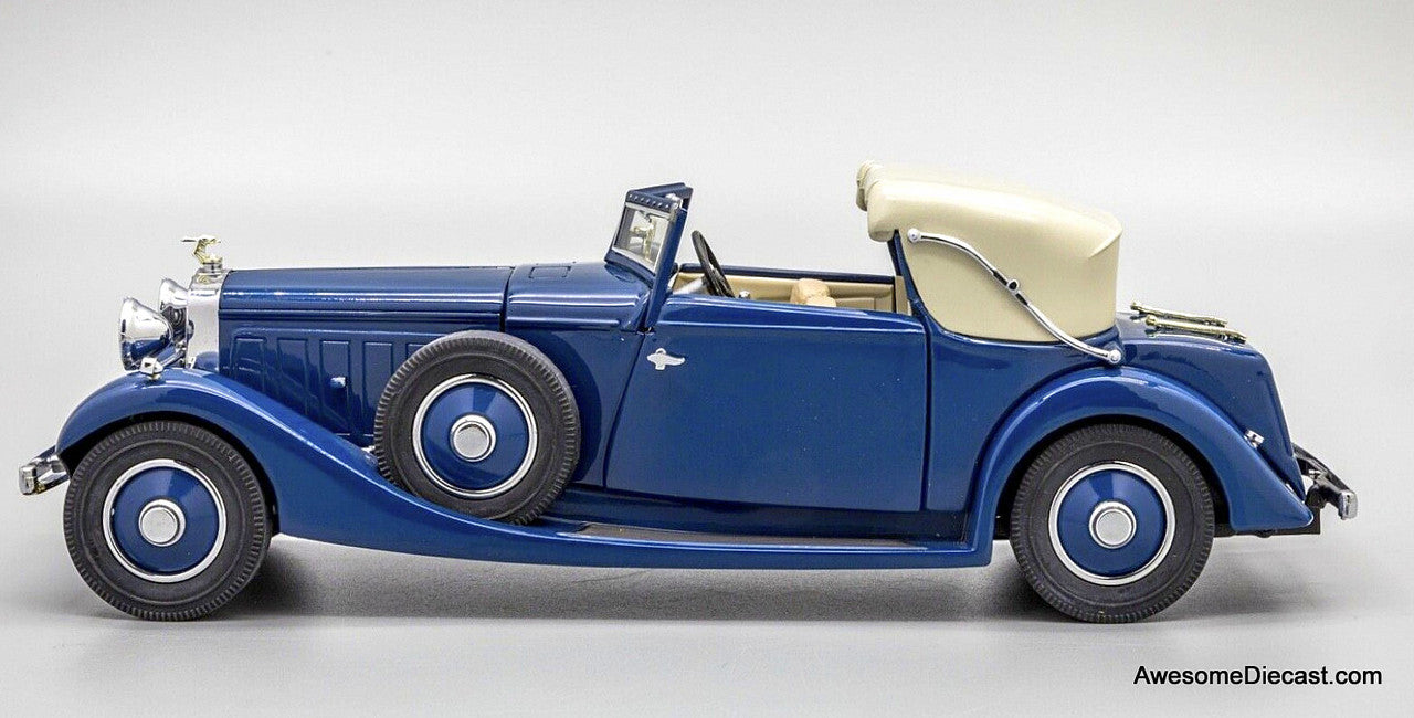 クラシック MILSTEIN VIGNETTES 24Favorite Miniatures 1915 Stutz Bearcat - Yellow 1:24 Diecast Car Model by Franklin