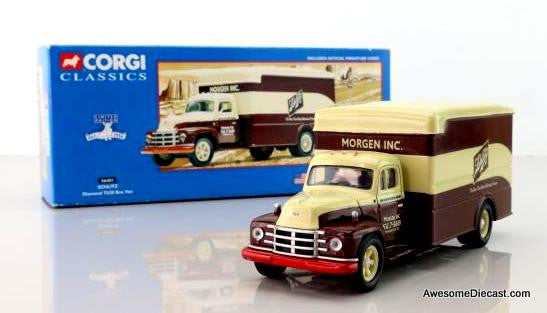 Corgi 1:50 Diamond T620 Box Van: Schlitz, Brown/Cream