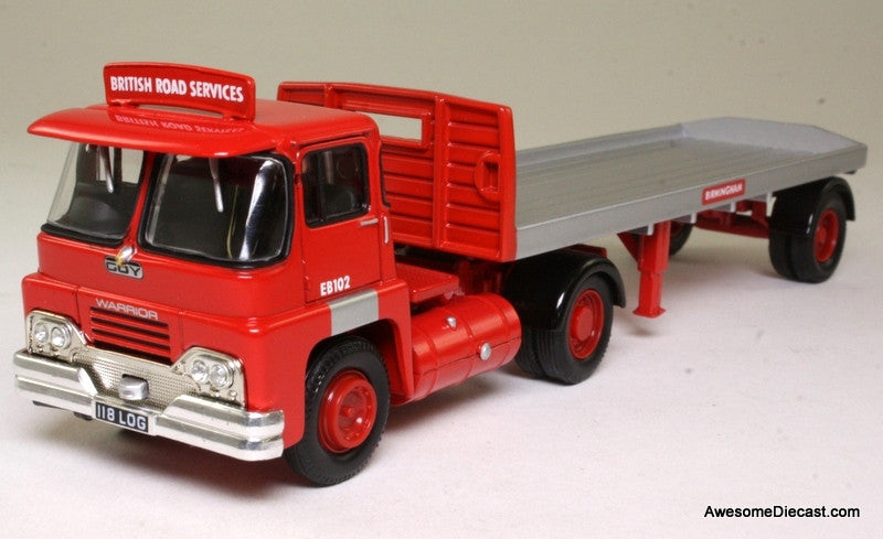 Corgi Guy Warrior Paltform Trailer: British Road Services