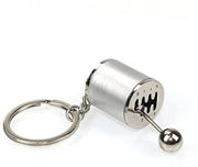 6-Speed Gearbox Keychain – Manual Transmission Lever Metal Key Ring for Car Enthusiasts