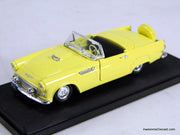 1956 Ford Thunderbird, Yellow 1:43 Diecast Model Car by Rio