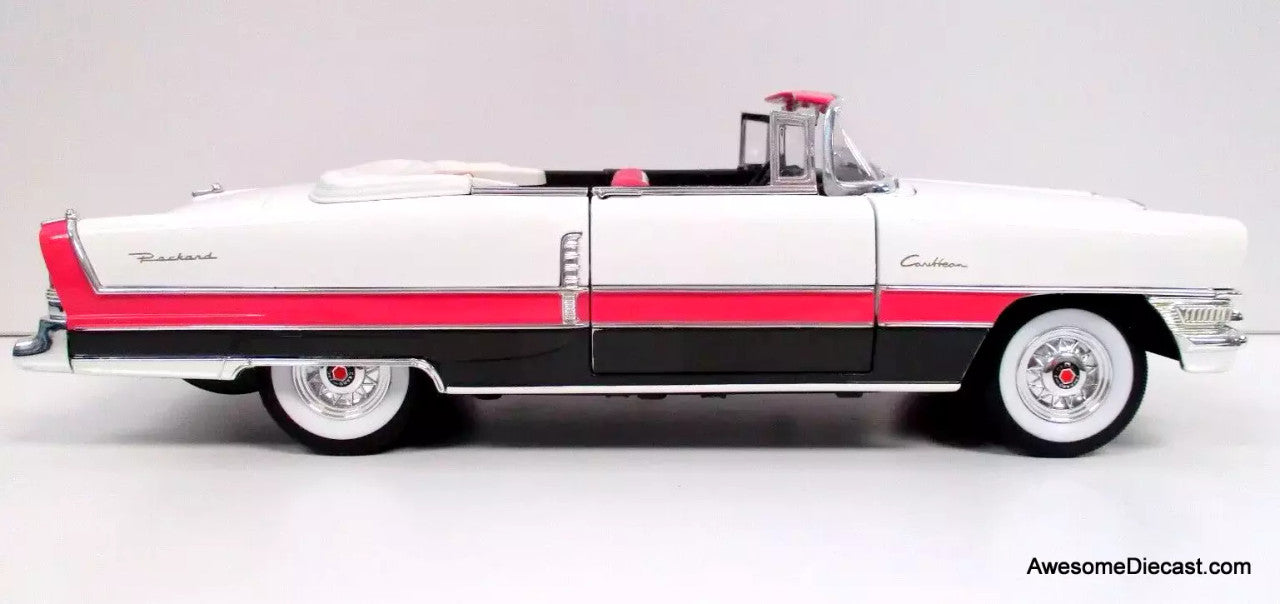 Road Signature 1:18 1955 Packard Caribbean, White/Pink