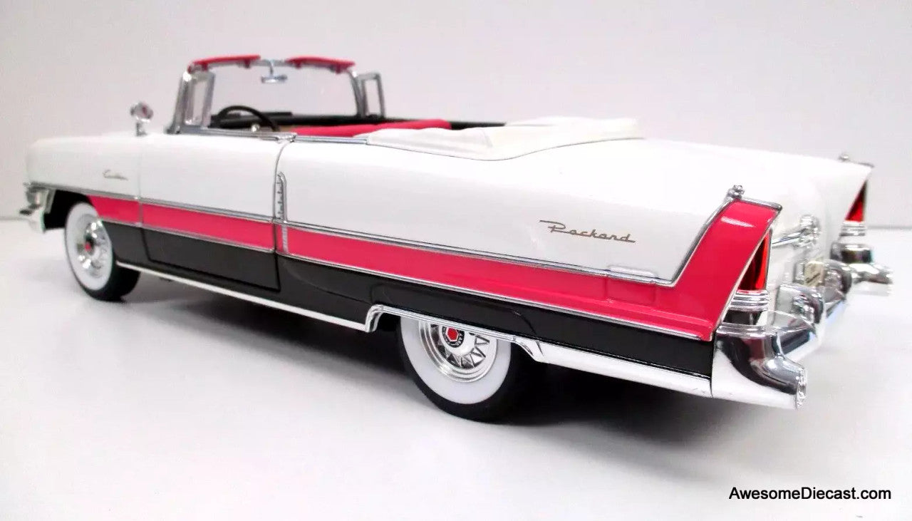 Road Signature 1:18 1955 Packard Caribbean, White/Pink