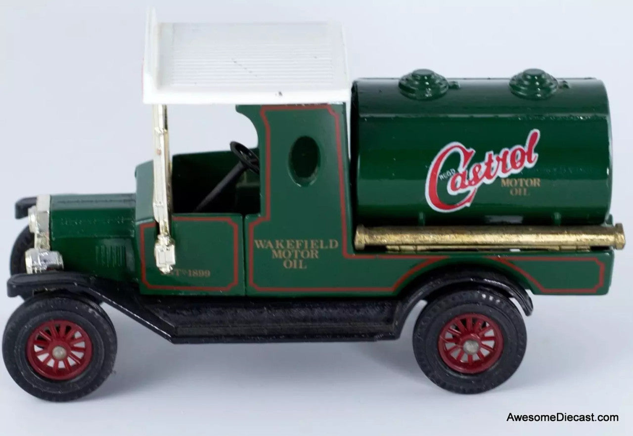 1912 Model T Ford Tanker Castrol, Green 1:43 Diecast Model Truck by Matchbox
